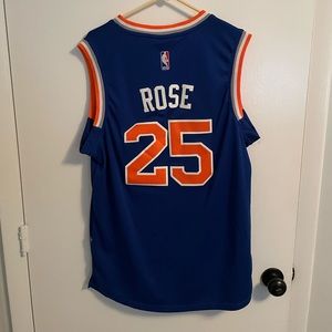 Authentic NBA New York Knicks Derrick Rose Jersey